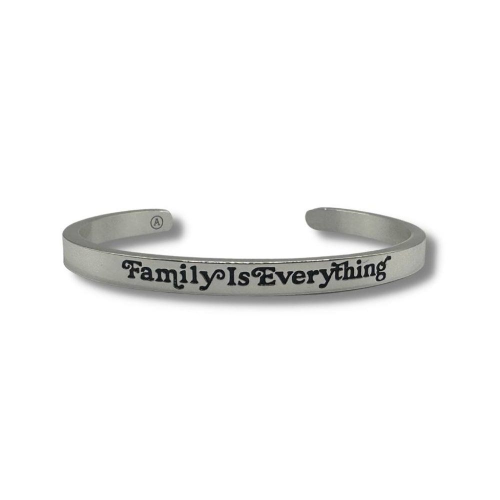 Alisa Michelle - Silver Cuff - Family is Everything - NWT
